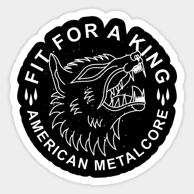 american metalcore Sticker by akkadesigns